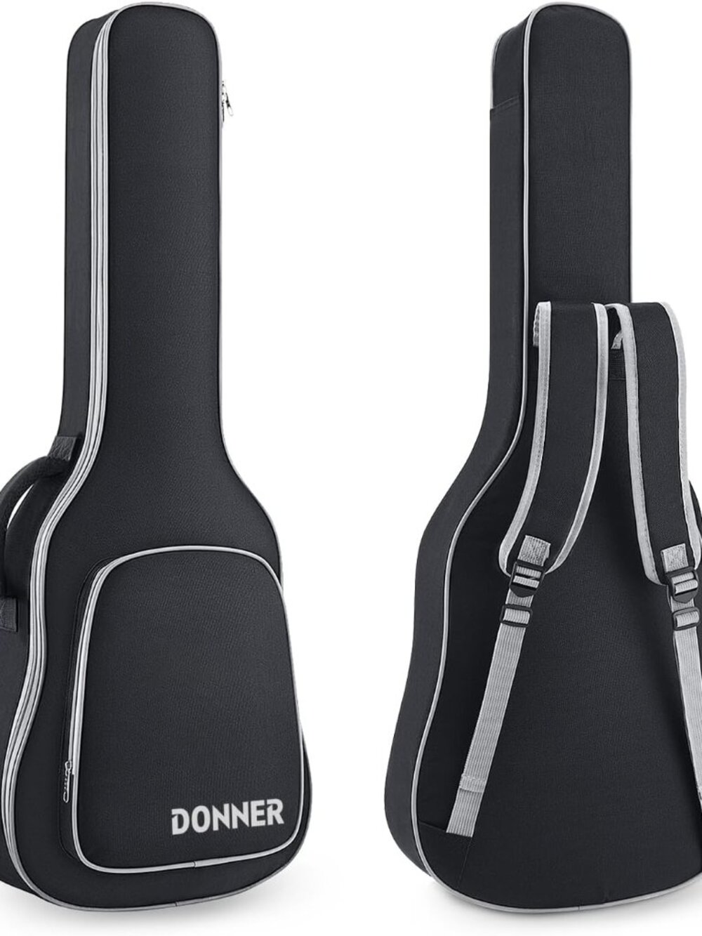 Donner Electric Guitar Black Gig Bag for 39 Inch w/Padded Nylon, Very Snug Fit